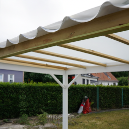 Installation de pergola en PVC Domont